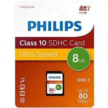 Philips SD C10 - Tarjeta de Memoria SDHC de 8 GB