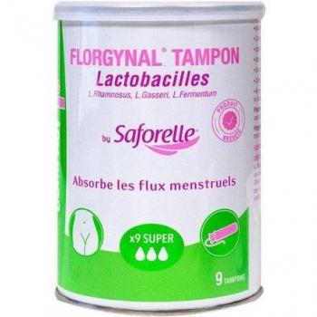 Saforelle Florgynal Probiotic Tampon Compact Applicator 9 Super