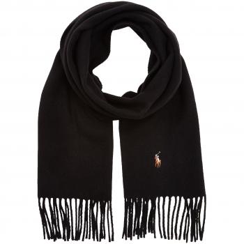 Polo Ralph Lauren Bufanda Lana Otoño/Invierno 16 Klassischer Negro Única