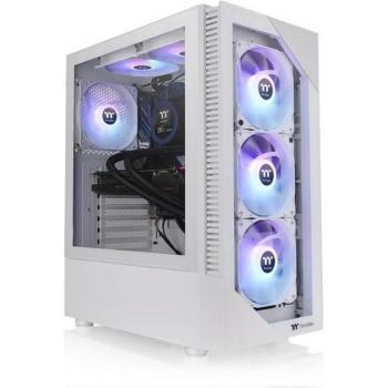 Thermaltake View 200 TG ARGB Snow Edition Mid-Tower Chassis with Tempered Glass and USB 3.0