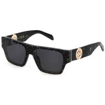Barrow Women's Black Marbled Sunglasses, Size 54 MM, CAT3