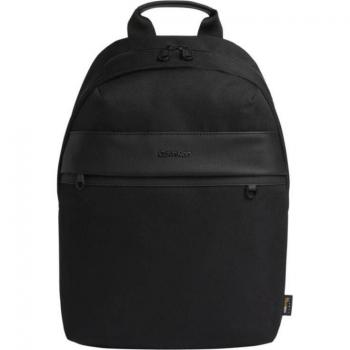 Calvin Klein Eco-Friendly Elegant Black Backpack, Unisex, Size: ONE SIZE, Black, Zip Closure