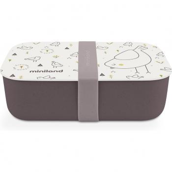 Fiambrera Naturlunch Pollito de material ecológico para niños