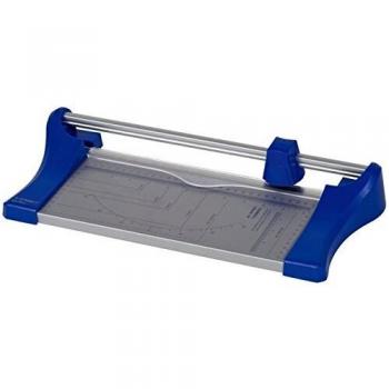 Q-Connect KF17011 Cizalla Metalica de Rodillo De 32 Cm con Base de Aluminio