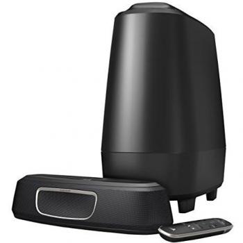 Polk Audio MagniFi Mini - Barra de Sonido y Subwoofer Inalámbrico, con Asistente de Google, Bluetooth, color Negro