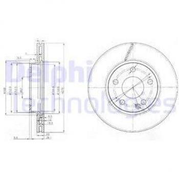 Disco de freno DELPHI BG3845C