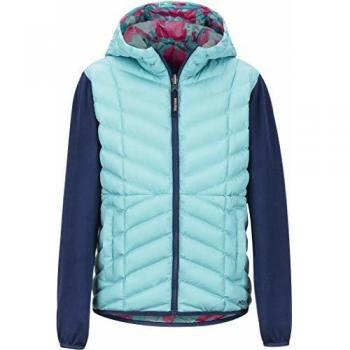 Marmot Girl'S Featherless Rev Hoody Chaqueta, Niñas, Aquarelle/Arctic Navy, Large
