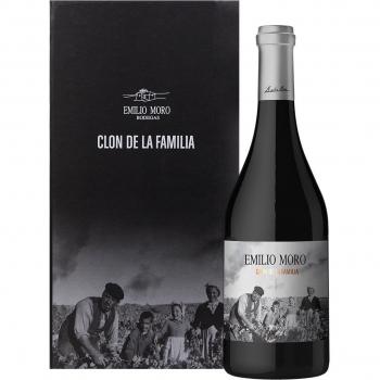 Estuche de vino tinto Emilio Moro Clon de la Familia Tempranillo 2016 Ribera del Duero