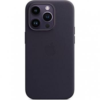 Funda de Cuero con MagSafe para iPhone 14 Pro - Tinta (Azul Oscuro)