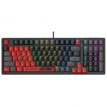 Teclado A4 Tech A4TKLA47261 Mecánico Black Multicolor QWERTY