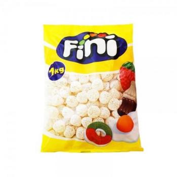 Moras Blancas Grandes 1 Kg FINI - Gominolas de moras blancas, textura suave y gelatinosa, sabor dulce, presentación en bolsa de 1 kg