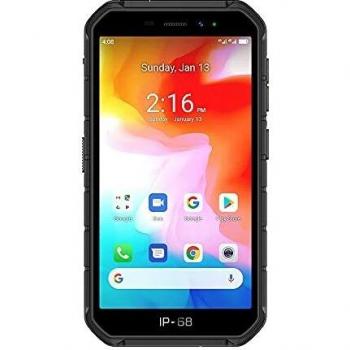 Ulefone Armor X7 Pro - Pantalla 5,0 HD+, 4000 mAh y 2 días de autonomía, IP68 + Certificación Militar MIL-STD-810G, cámara 13MP, Helio A20, 4GB RAM + 32GB Almacenamiento, Android 10, Negro