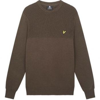Sudadera sin Capucha Hombre Lyle & Scott V1-Crew Oliva XL