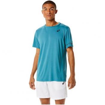 Camiseta Asics Court M SS Tee Hombre Blue