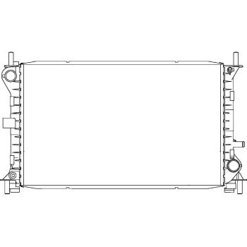 Radiador de Motor BEHR HELLA SERVICE 8MK 376 720-291 para Refrigeración del Motor