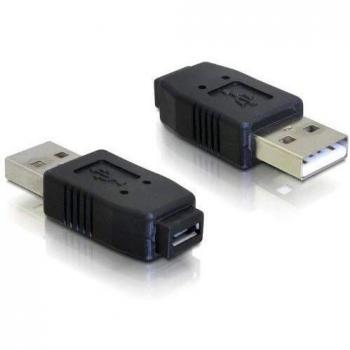 DeLock - Adaptador USB micro-A+B hembra a USB 2.0 macho