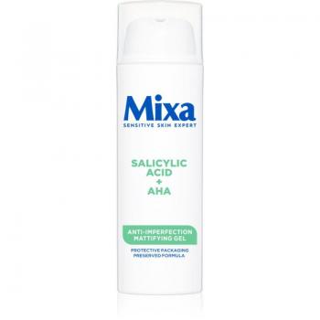 MIXA Anti-Imperfection Mattifying Gel Cream with Salicylic Acid and AHA for Skin Imperfections 50 ml