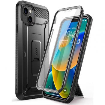 Funda Híbrida Supcase Unicorn Beetle Pro para iPhone 13/14 con Protector de Pantalla - Negra