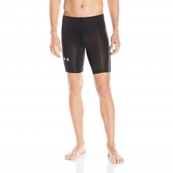 Under Armour UA CoolSwitch Run Half Tight - Pantalón Corto de para Hombre, Color Negro, Talla S