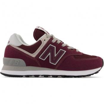 New Balance Women's 574 v2 Evergreen Casual Sneakers - Red/White (Size 9.5)