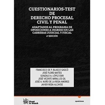 Cuestionarios Test de Derecho Procesal Civil y Penal