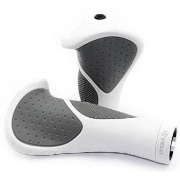 VELO - 15572 : Juego puños ergonomicos relax para GRIP SHIFT 135mm 95mm bici bicicleta
