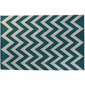 Alfombra Poliéster Zig-zag Bicolor 160x230x2 cm