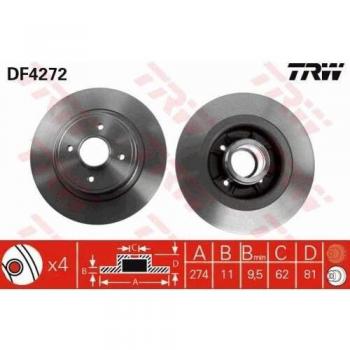 TRW AUTOMOTIVE AFTERMARKET DF4272 TRW