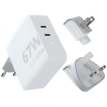 Cargador de Pared Xtorm 67W GaN Ultra con Cable USB-C PD
