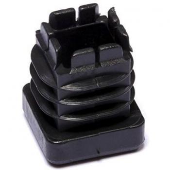 Brinox B75655N Contera Interior Cuadrada, Negro, 25 x 25 mm, Set de 50 Piezas