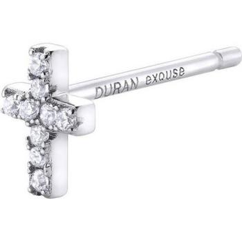 Piercing de plata acabada en rodio Duran Exquse