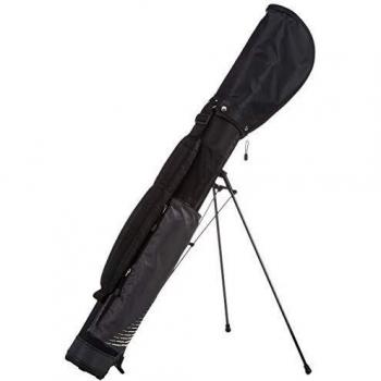 LONGRIDGE Stand Bag Travelite Bolsa de Golf con Caballete 12.7 cm, Hombre, Negro/Plata, 5