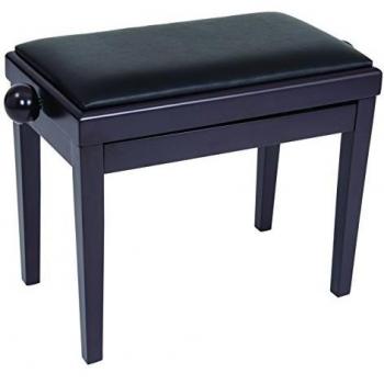 Kinsman KPB03BK Adjustable Piano Bench - Black