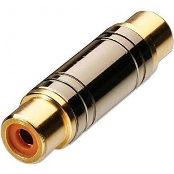 Adaptador RCA Doble Lindy Transceptor Dorado
