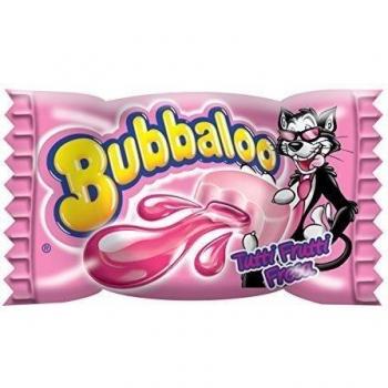 Bubbaloo Chicle Sabor Tutti Frutti Fresa, Paquete de 60 Unidades