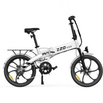 Bicicleta Eléctrica PVY Z20 Pro - Motor 250W, Batería 36V/10.4Ah, Autonomía 80km, Freno de Disco Mecánico, Rueda de