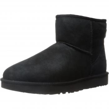 UGG® Women's Classic Mini II Boot in Black, Size 12