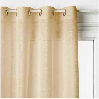 Visillo Alton - 140 x 240 cm - Beige - Lino con Ojales