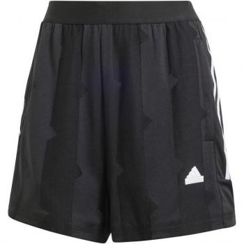 Pantalones cortos de mujer adidas Tiro Cut Jacquard 3 bandas negro