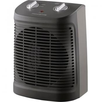 Calefactor Rowenta Instant Comfort Compact SO2320F2 2000W Silencioso Negro Interior Exterior Ventilador Eléctrico