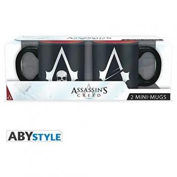 ASSASSINS CREED - Set 2 mini-mugs - 110 ml - Crest & Logo x2