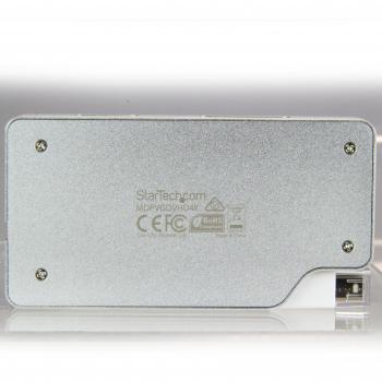 StarTech.com Aluminum Travel A/V Adapter: 3-in-1 Mini DisplayPort to VGA, DVI or HDMI - 4K