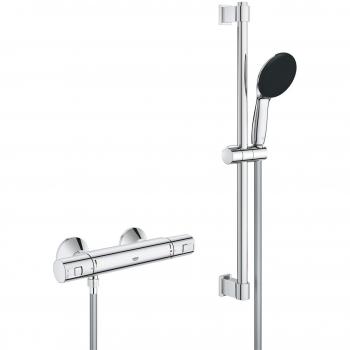 Columna de Ducha Grohe Precision Start Plástico - Columna de ducha fabricada en plástico, diseño moderno y funcional, incluye sistema antical, fácil instalación y ajuste de altura