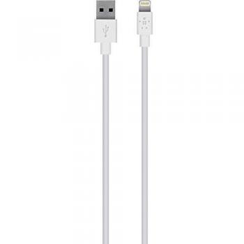 Belkin F8J023BT03WHT cable de conector Lightning 1 m Blanco