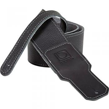 BOSS Premium Black Leather Guitar or Bass Strap - BSL-25-BLK