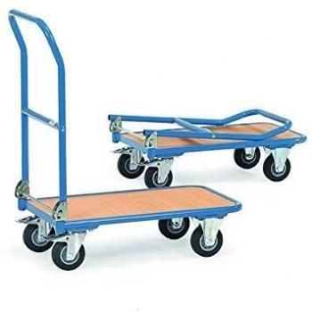 Carrito Plegable Fetra 1132, Carga 250 kg, Superficie 720x450 mm, Ruedas TPE