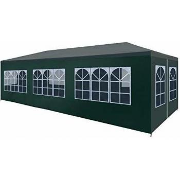 vidaXL Party Tent 3x9 m Green