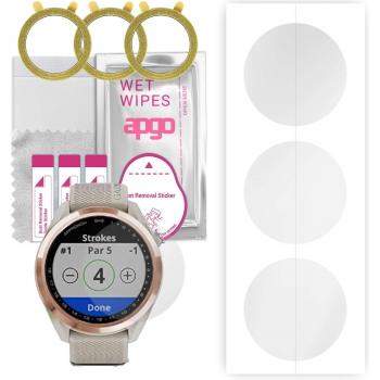 Protector de Pantalla Hydrogel 3x para Smartwatch Garmin Unisex - Instalación Fácil con Capa de Posicionamiento