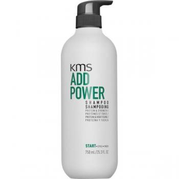 KMS Add Power Shampoo 750ml - Champú unisex para cabello fino y seco