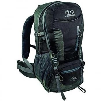 HIGHLANDER Hiker Mochila, Unisex Adulto, Negro, 40 l
